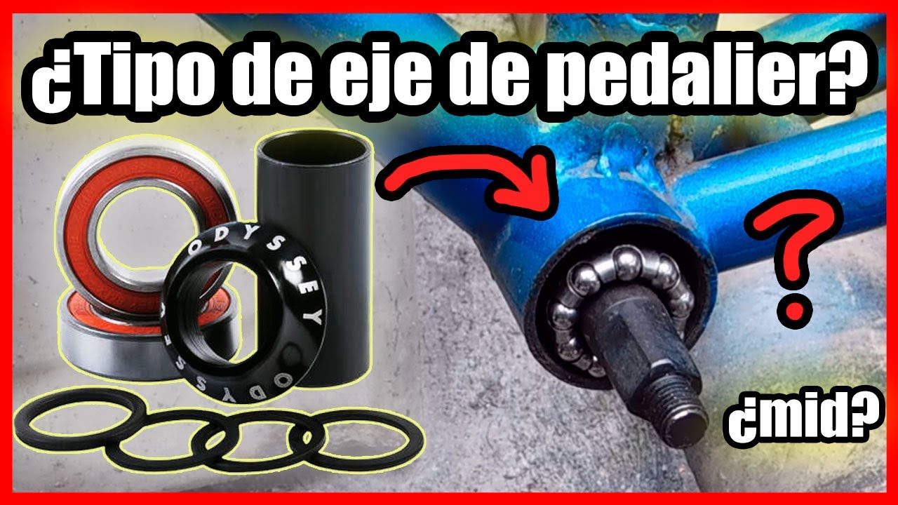 Tipos de ejes de centro - BMX