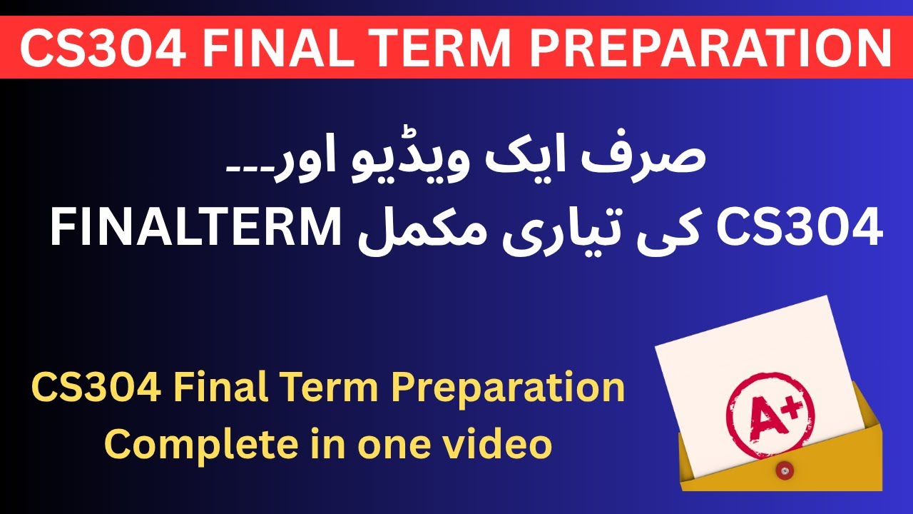 CS304 FINALTERM PREPARATION SPRING 2025 // IMPORTANT AND REPEATED MCQS // #finaltermpreparation