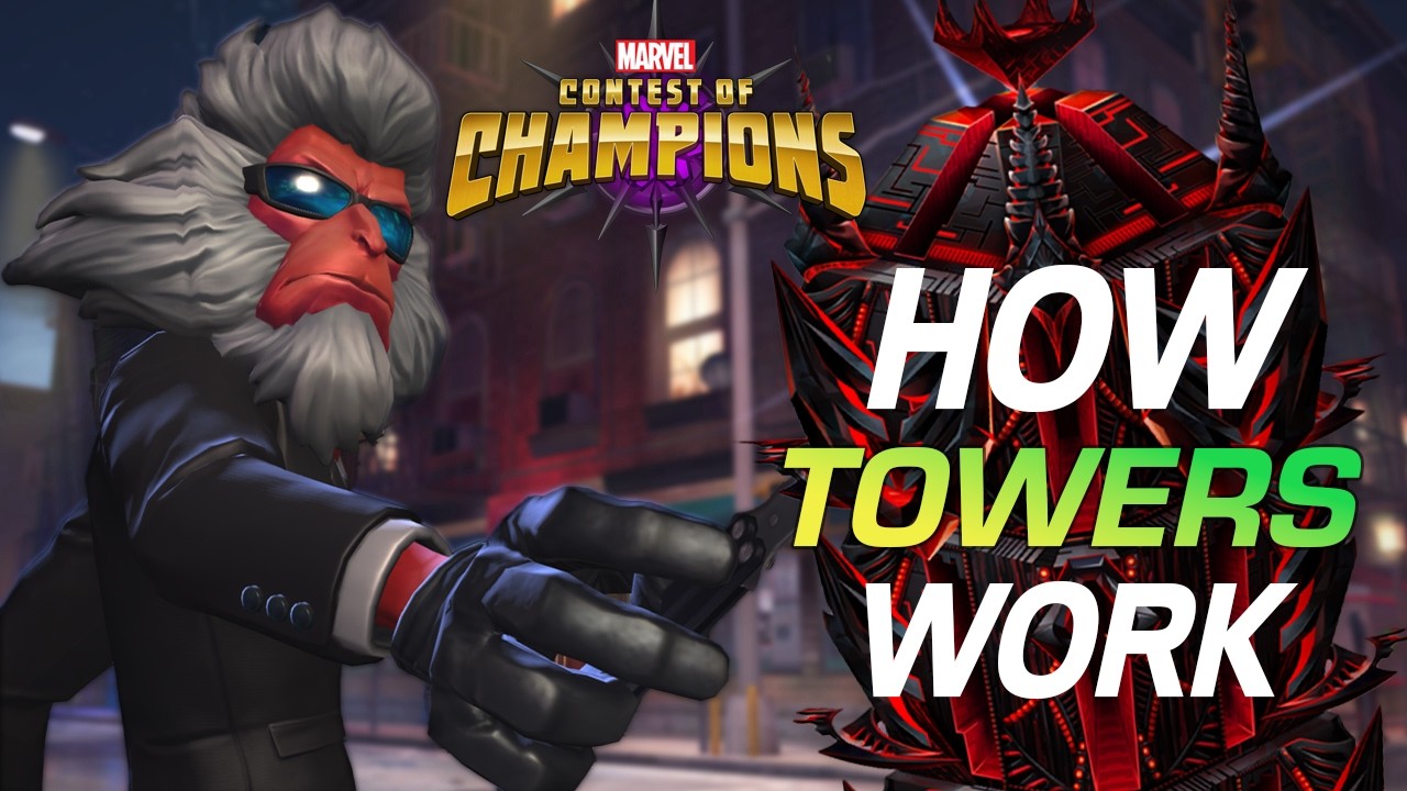 Как работают Башни классов и Башни испытаний | Всё, что нужно знать | Marvel Contest of Champions