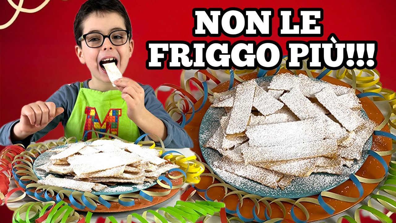 Le CHIACCHIERE al FORNO più CROCCANTI di sempre! 🎉 Ricetta facile di Carnevale
