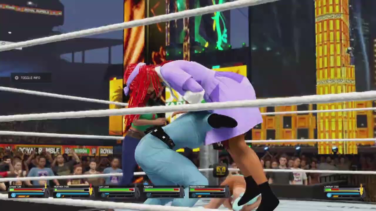 Cartoon Royal Rumble WWE 2K25