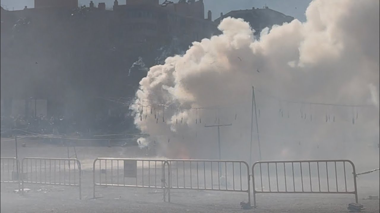 Mascletà final fiestas de Campanar 2026