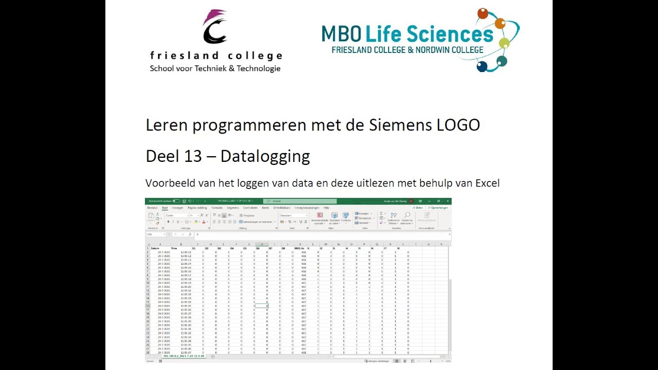 Siemens Logo Datalogging op de SD kaart,  met de Logo Access Tool en een Trendview maken op LWE