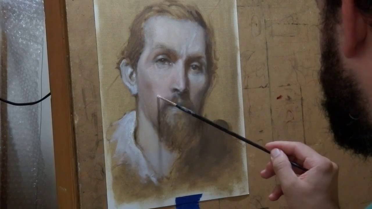 Estudio de Van Dyck (3): Aplicación de color sobre grisalla 1