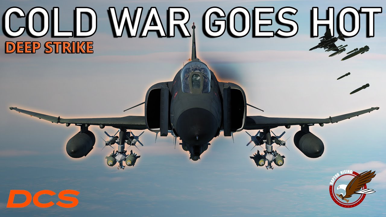 Cold War Goes HOT || DCS F-4E Deep Strike destroy the factory! || 4K 60 FPS RTX 5090