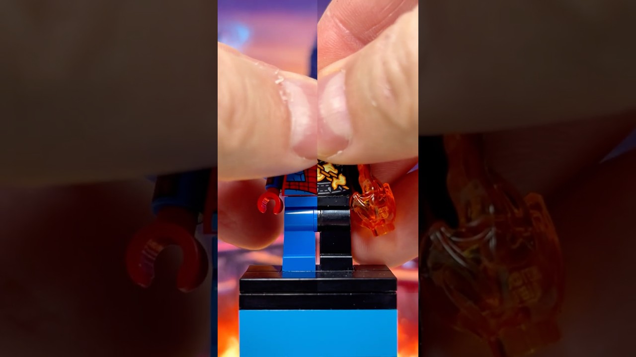 🕸️ LEGO Spider-Man vs. Ghost Rider! 🔥