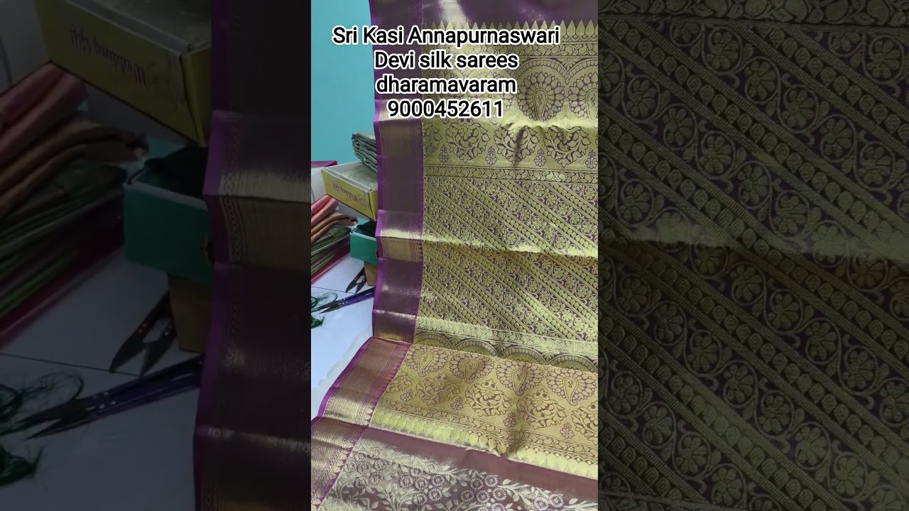pure Kanchi pattu sarees dharamavaram online shopping available all india delivery available