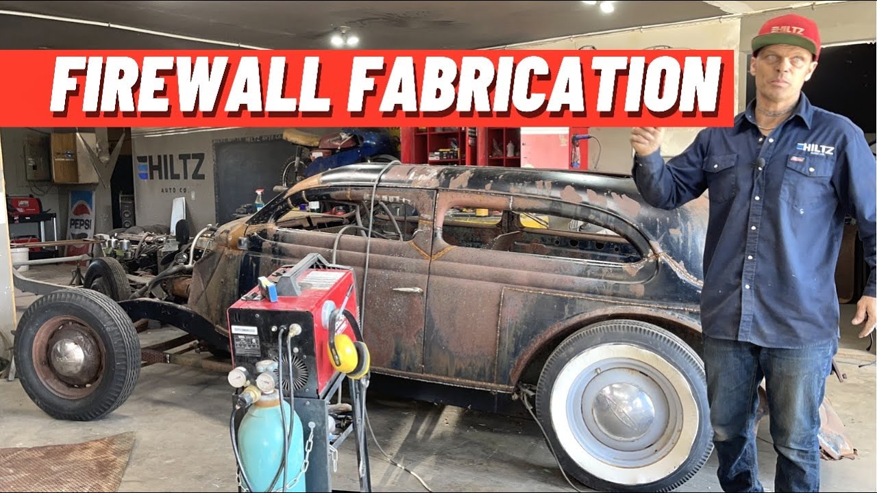FABRICATING A FIREWALL: 1935 HUPMOBILE / FORD HOT ROD