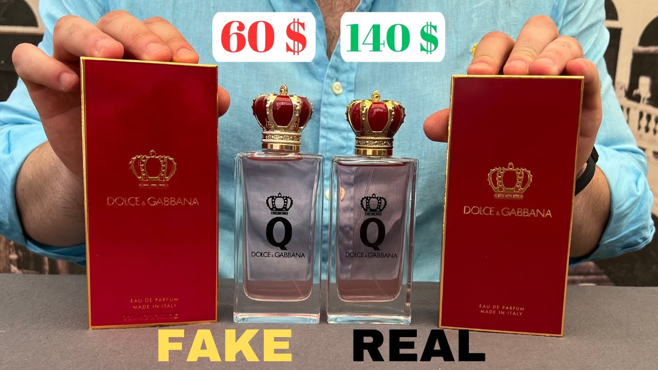 Fake vs  Real Dolce & Gabbana Q EDP Perfume 100 ml