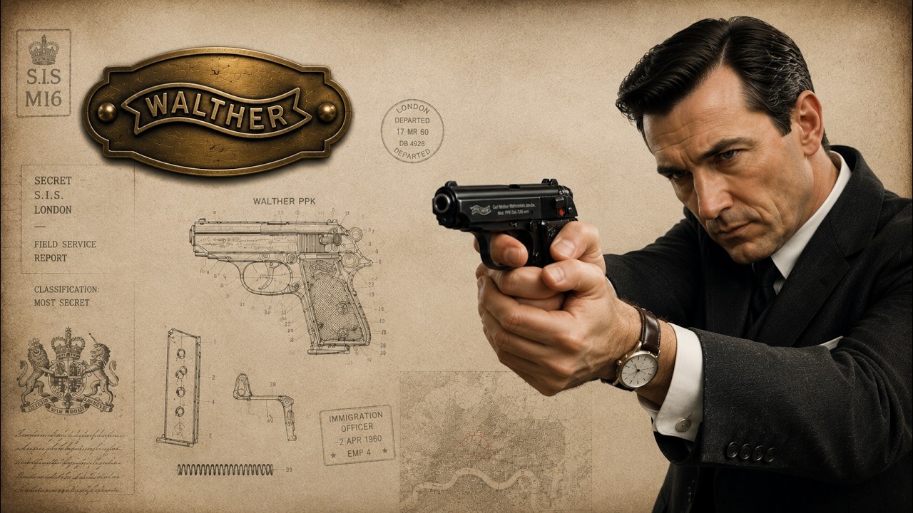 The Real Reason British Intelligence Chose the Walther PPK Over Their Own Pistols