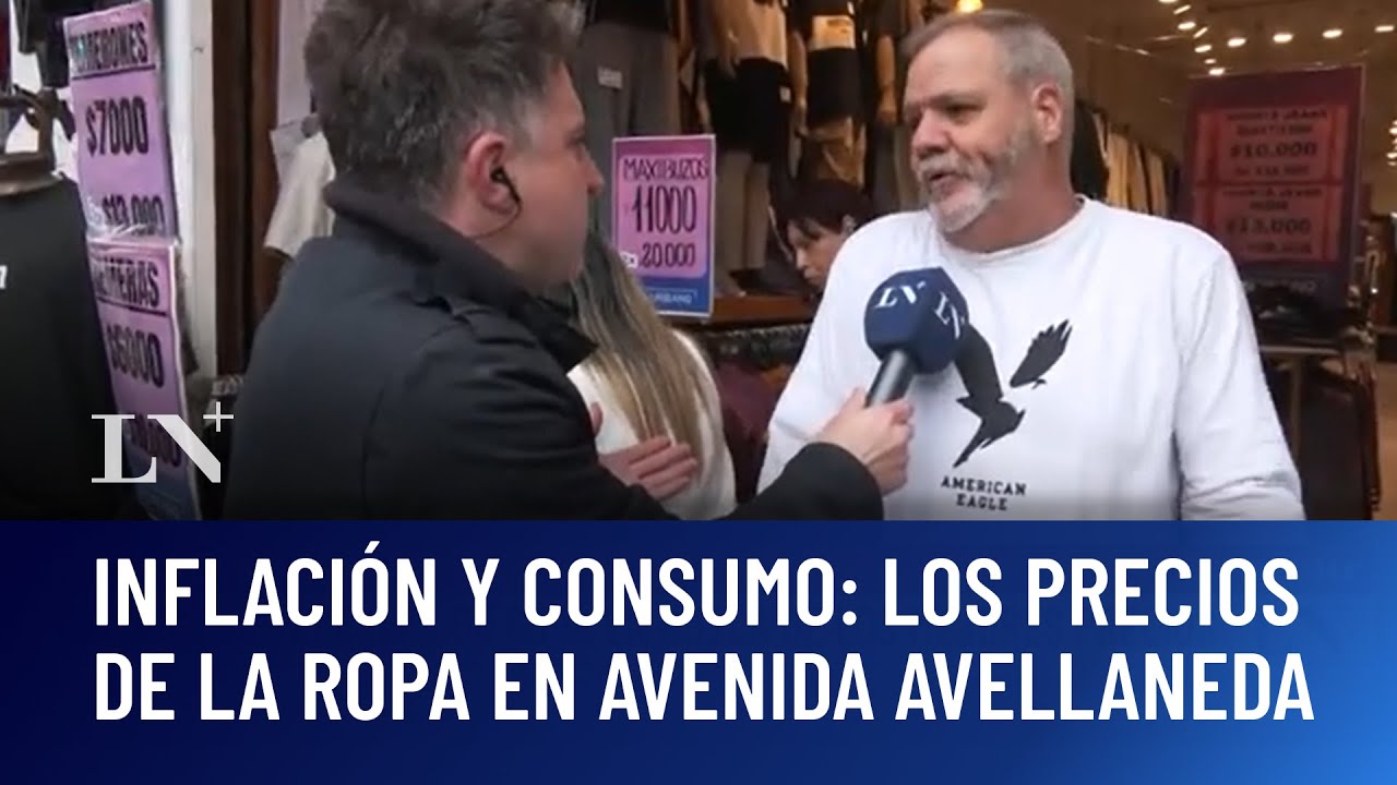 Inflaci&oacute;n y consumo: los precios de la ropa en Avenida Avellaneda