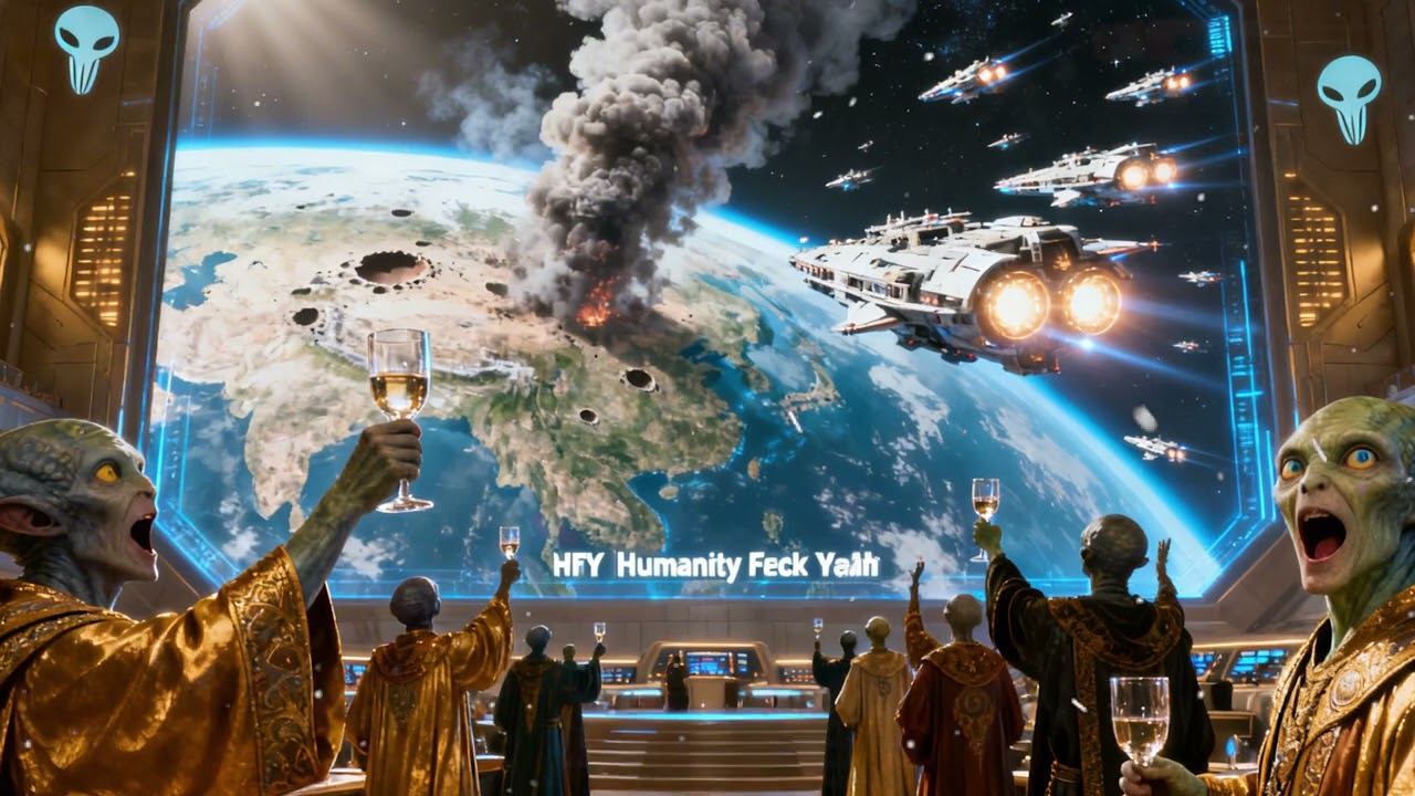 The Council Celebrated Earth's Fall  Seconds Before the Human Fleet Emerged   HFY