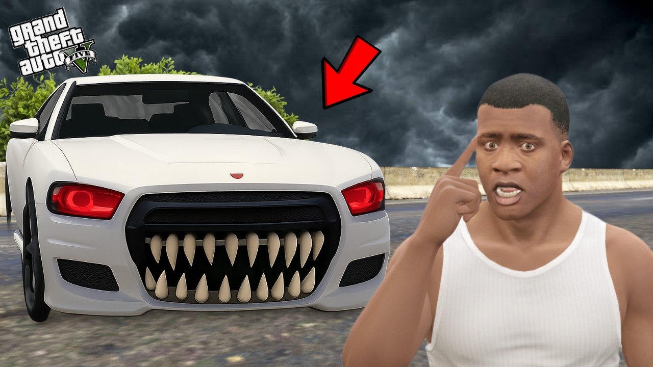 FRANKLIN FOUND A MOST SCARY AND DANGEROUS KILLER CAR | GTA 5