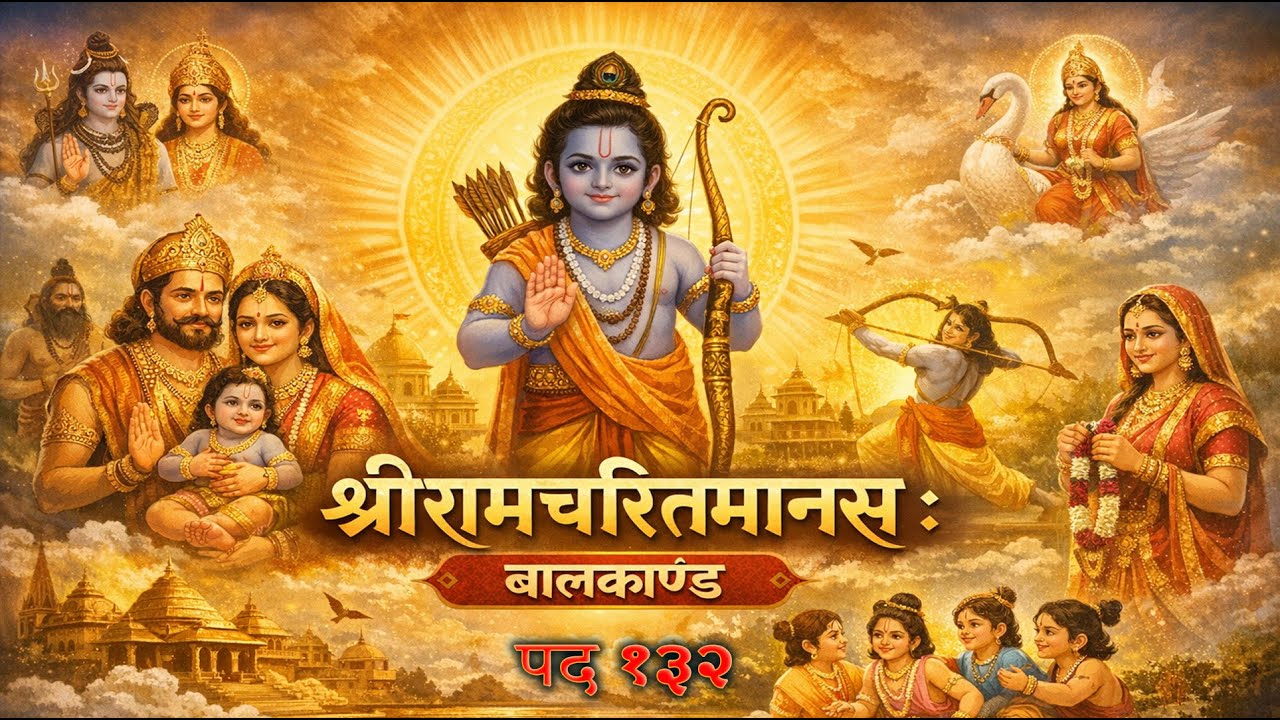 श्री रामचरितमानस | बाल काण्ड: पद 132 | Shri Ramcharitmanas | Bal Kand | Shree Ram Bhajan 2026