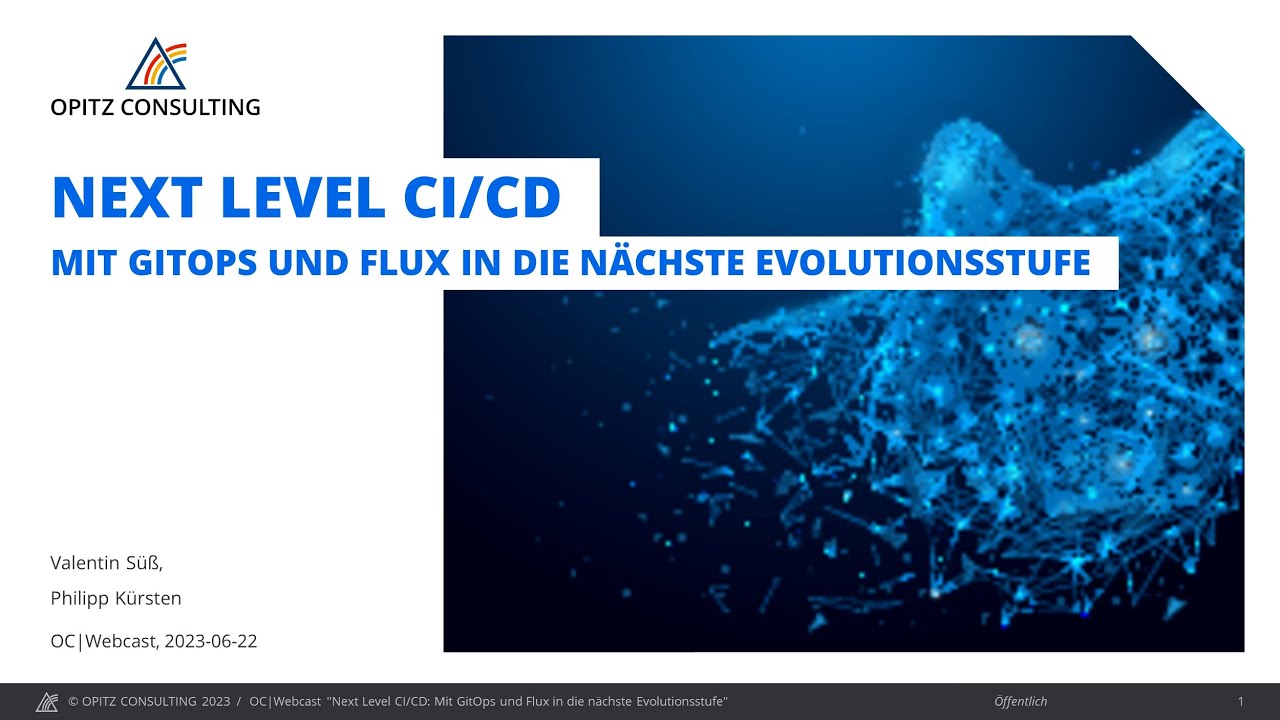 OC|Webcast: Next Level CI/CD: Mit GitOps und Flux in die nächste Evolutionsstufe