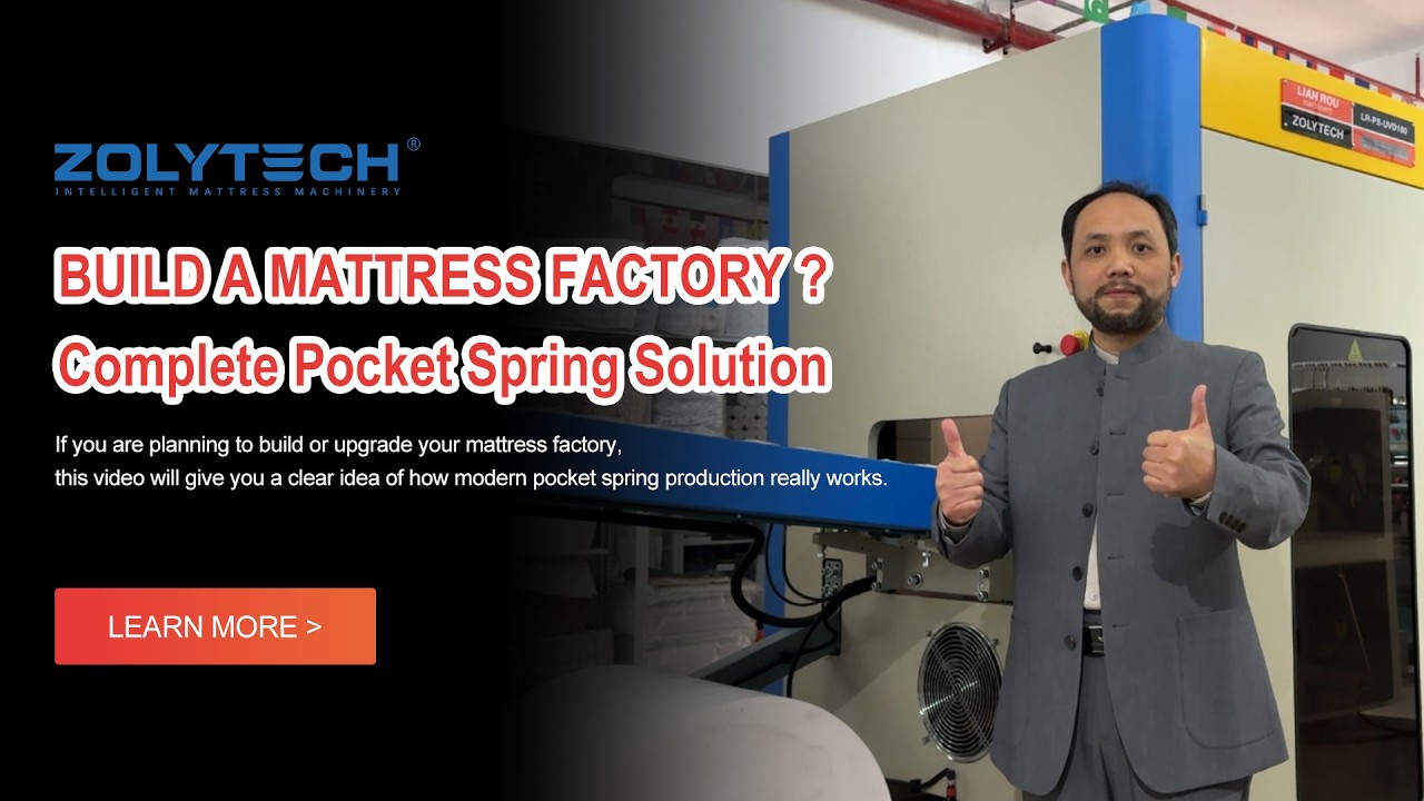 Jack Shows You a Complete Pocket Spring Manufacturing Line in Real Factory