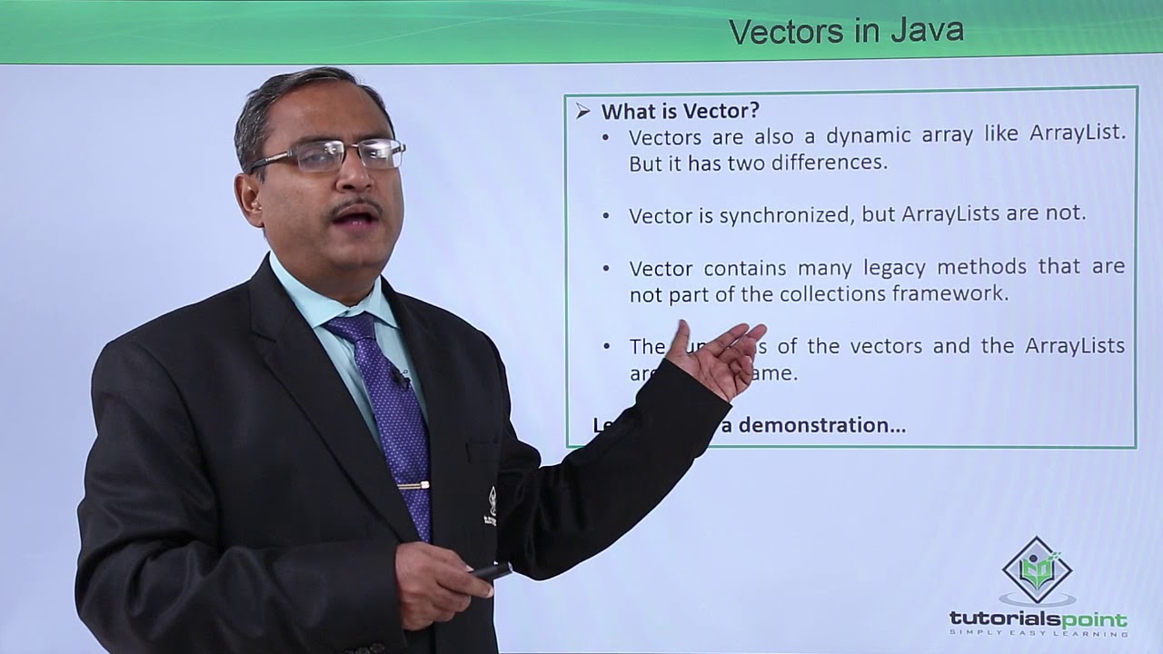 Java Essentials - Vectors in java