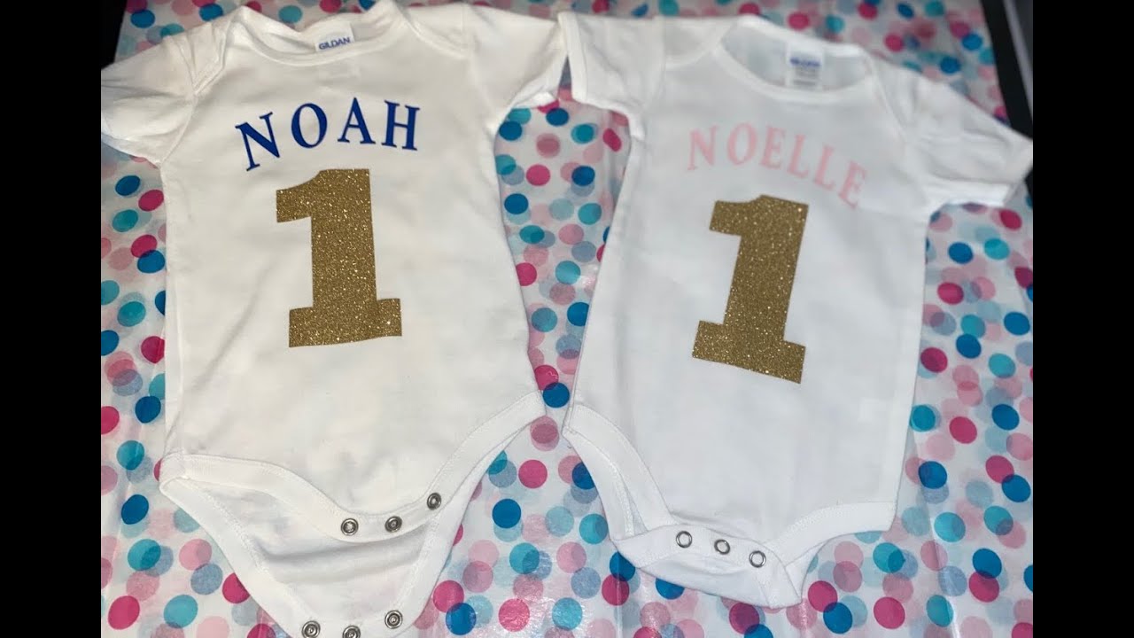 How To Make Baby Onesie With HTV