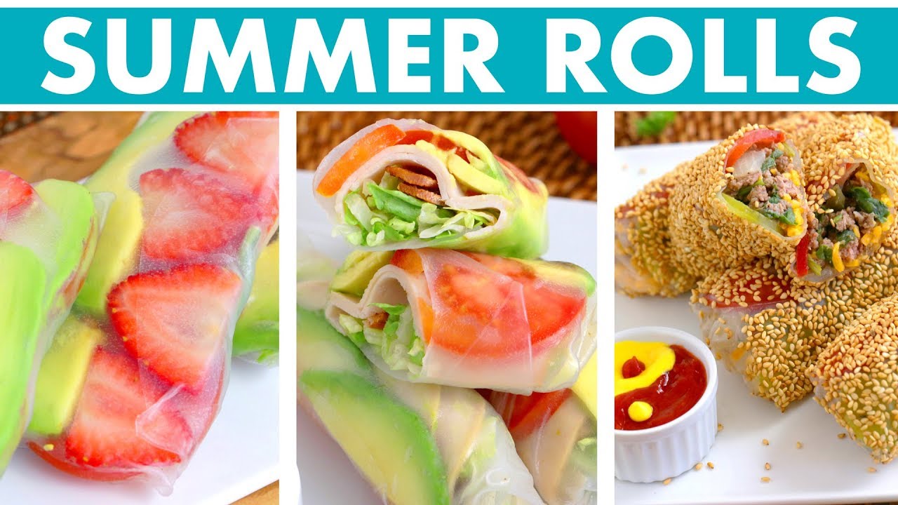 Fun & Healthy Summer Rolls Recipes! - Mind Over Munch