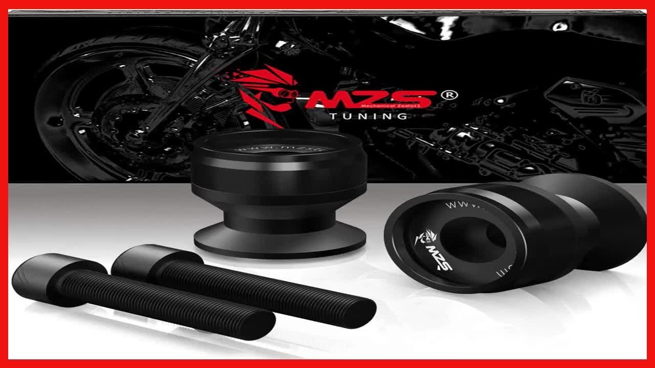 Great product -  MZS 6MM Swingarm Spools | Sliders Stand CNC Universal M6 Black Compatible with YZF