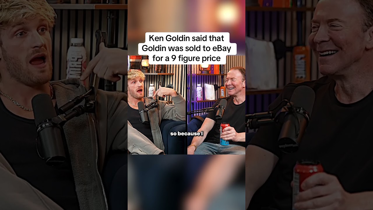 Ken Goldin said the Goldin was sold to eBay for a 9 figure price!