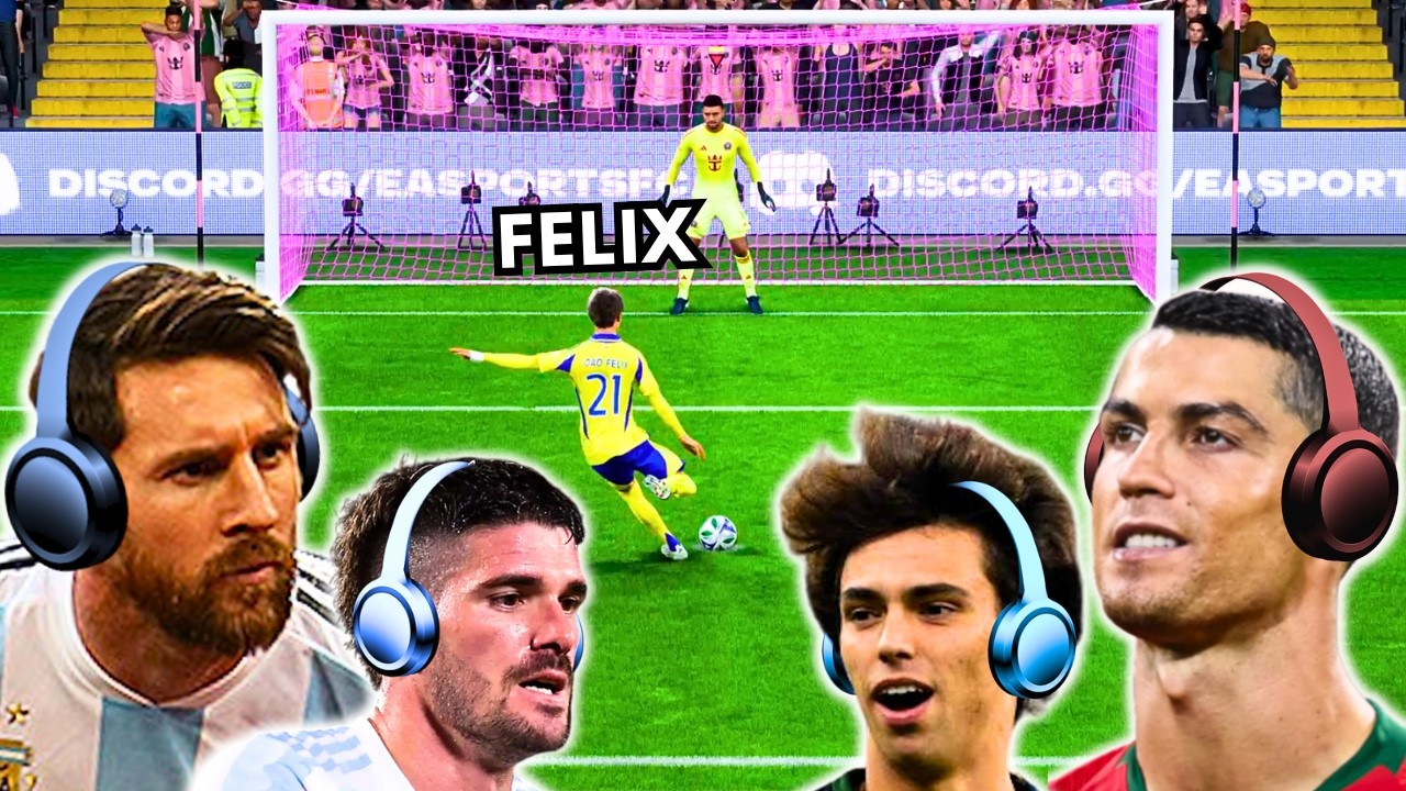 Messi & De Paul vs Ronaldo & Felix - FC 25