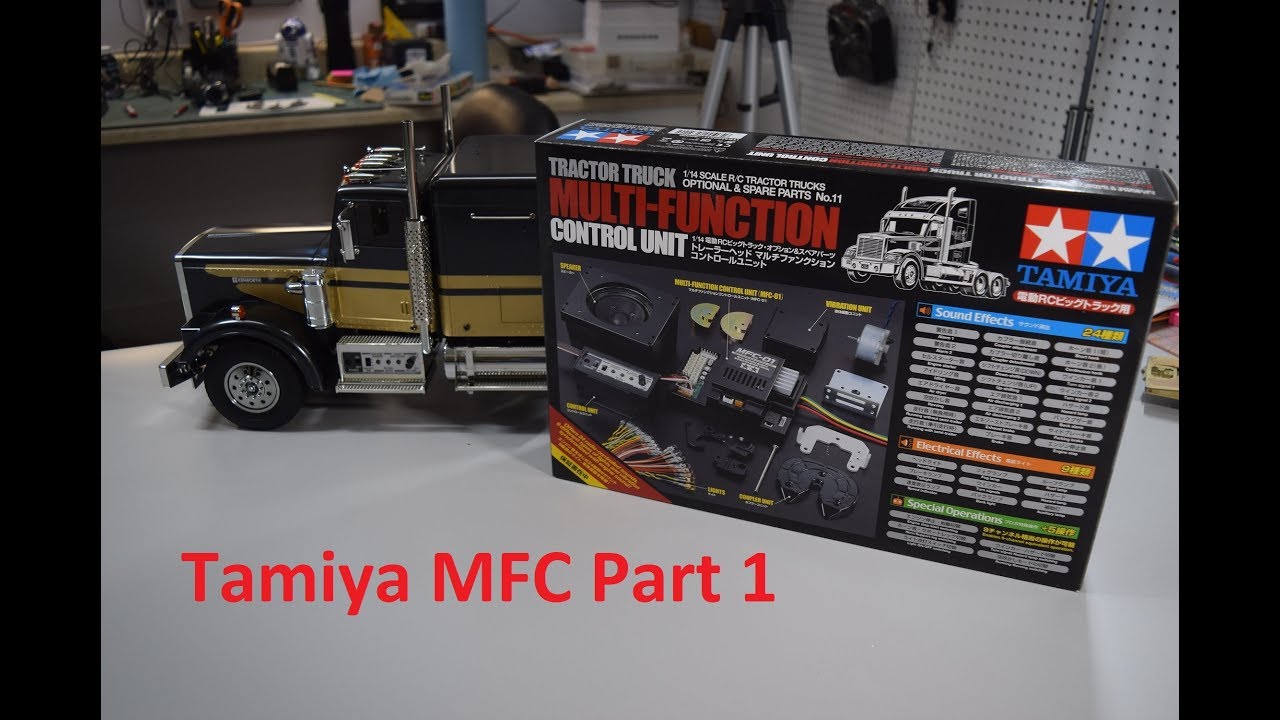 1/14 RC Tamiya MFC Install Light & Sound King Hauler - Part 1