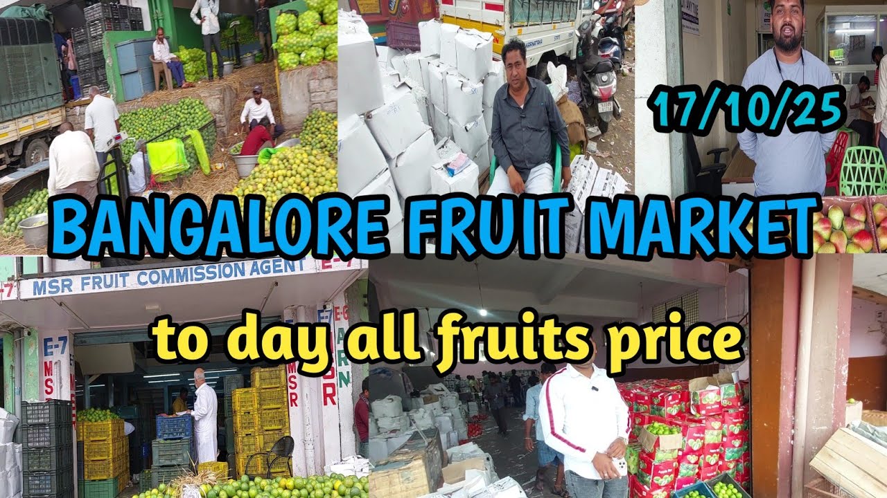 BANGALORE FRUIT MARKET  ||aaj ka savi phal ka price  || to day all fruits price 