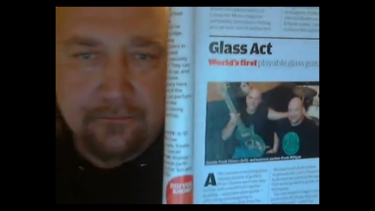 B.C. Glass Axe 2007 Guitarist Magazine Article