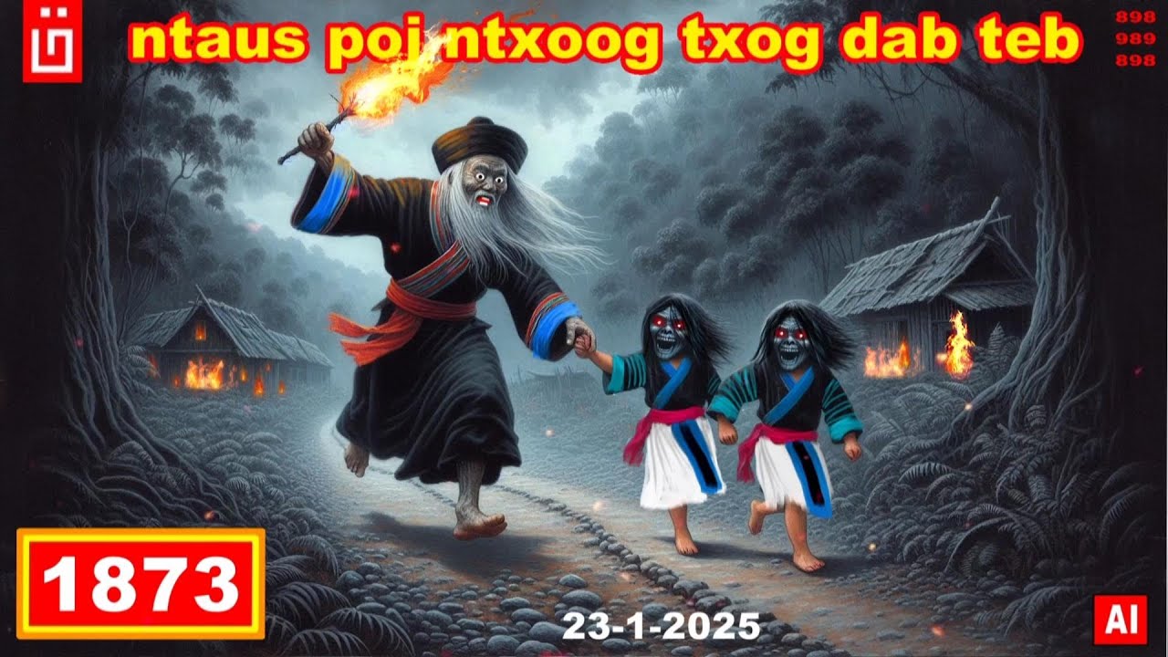 dab hais hmoob - 1873 - 23-1-2025 ntaus poj ntxoog txog dab teb, ตามผีไปนรก, The Follow.