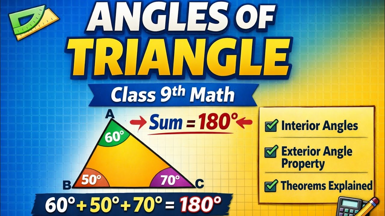 In every triangle, the sum of the three interior angles is: