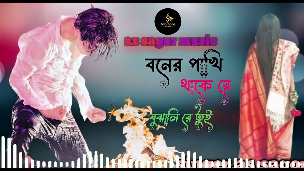 বনের পাখি বনে থাকে রে বুঝালি রে তুই,,boner pakhi bone thake bujali re tui,,as sagor নতুন গান আমার,, 