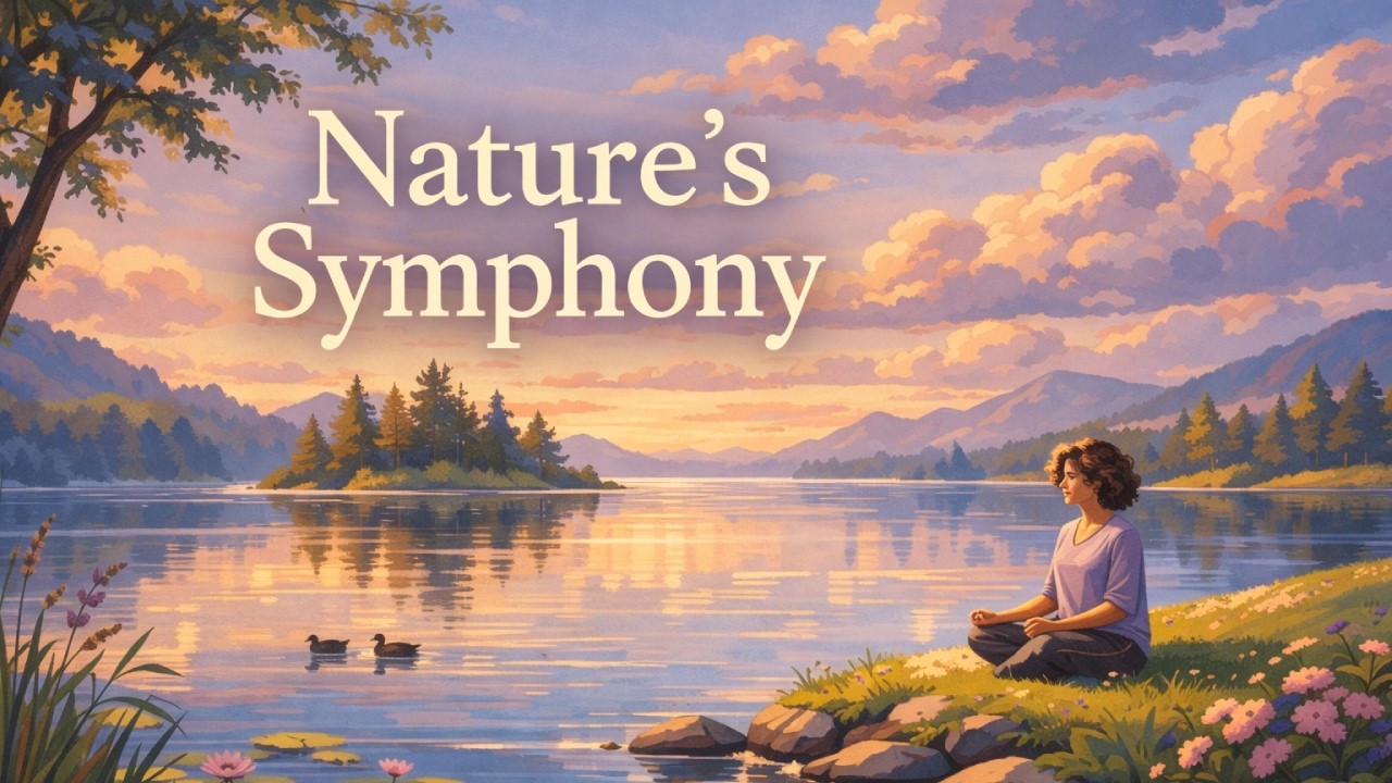Lake Ambience with Gentle Meditative Music