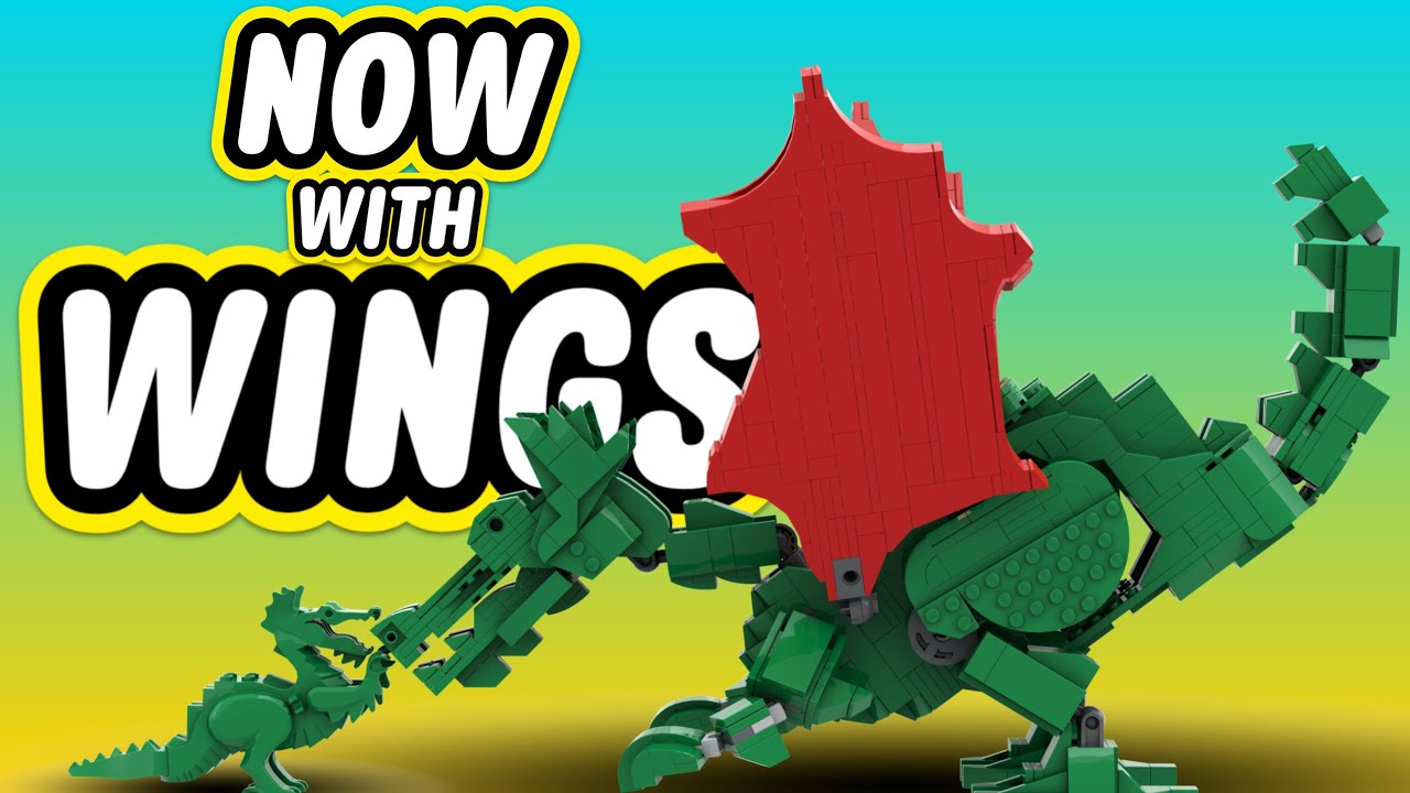 Making WINGS for My GIANT LEGO DRAGON Because You Asked Me To!