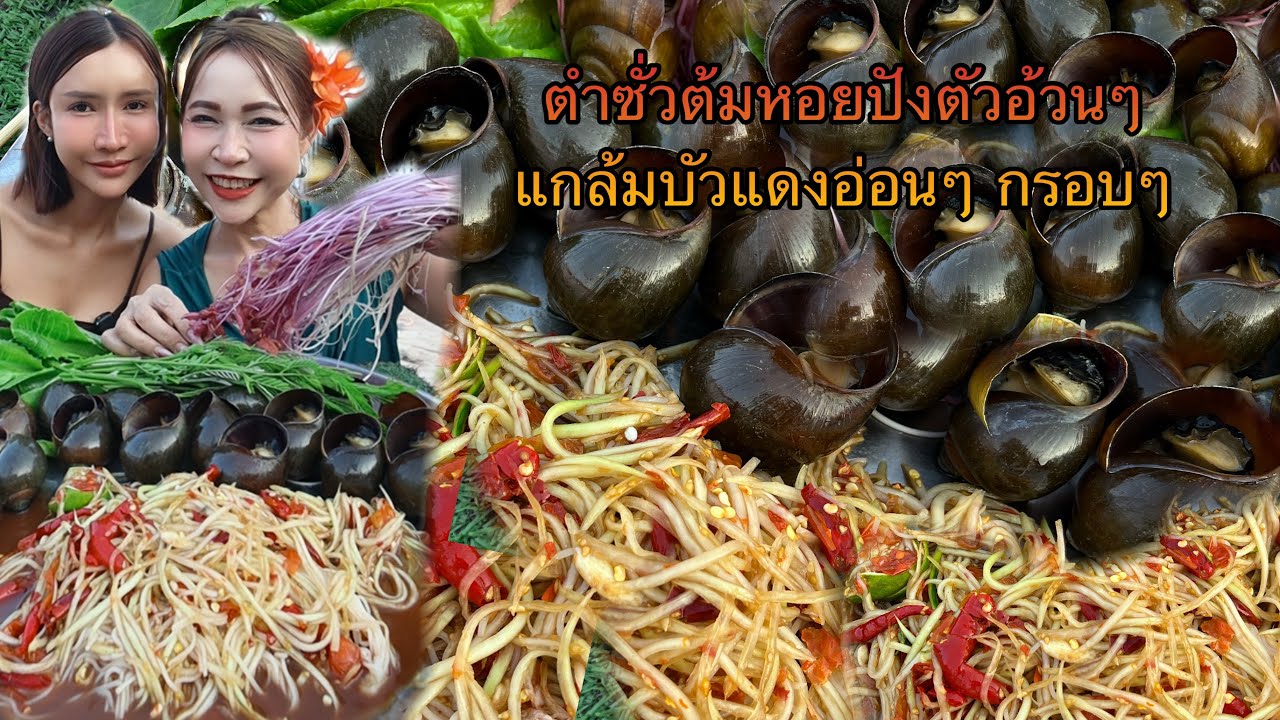 ตำซั่วต้มหอยปัง ยายนวลมาเร็วๆ แซ่บนำกัน