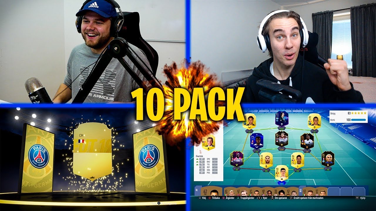 IKON VS NEYMAR!! 🔥 - 10 PACK CHALLENGE w/ Cactufee - FIFA 19 Svenska
