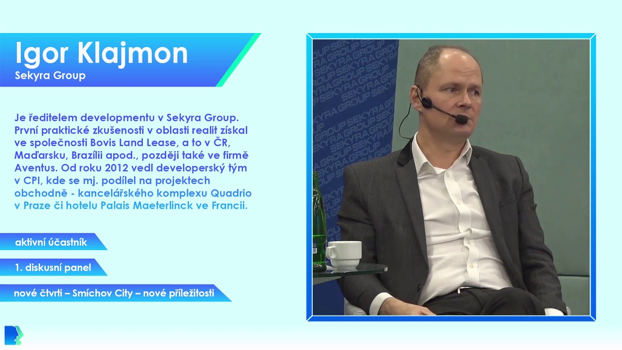 Igor Klajmon - Nové čtvrti – Smíchov City – nové příležitosti