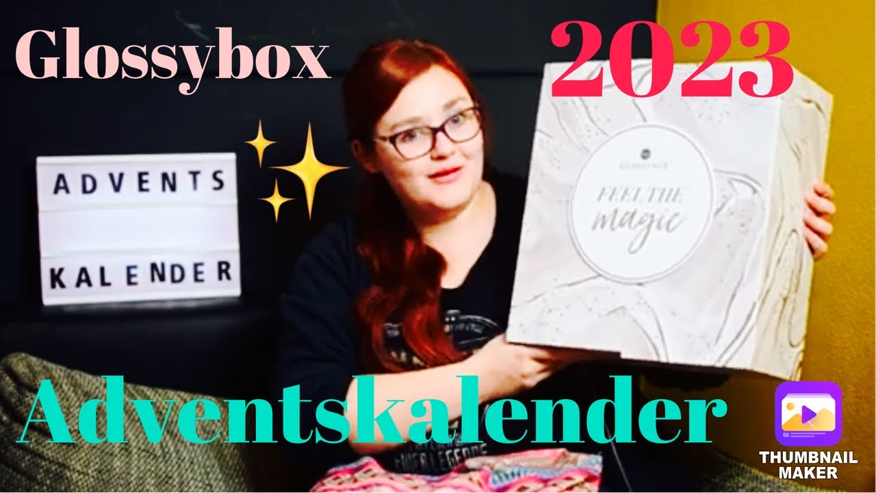 ADVENTSKALENDER UNBOXING + VERLOSUNG | Glossybox Adventskalender 2023 || Wert von 655 €?!
