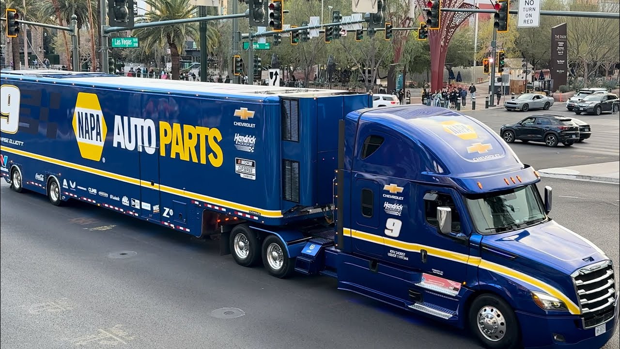 NASCAR Hauler Parade At Las Vegas 2025
