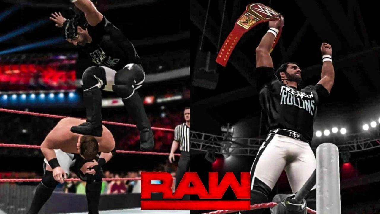 WWE 2K17 Custom Story - Seth Rollins Returns & Attacks Samoa Joe | Raw 2017 - Part 1