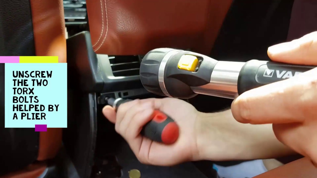 DIY Rear Air Vents change on BMW X3 X4 F25 F26