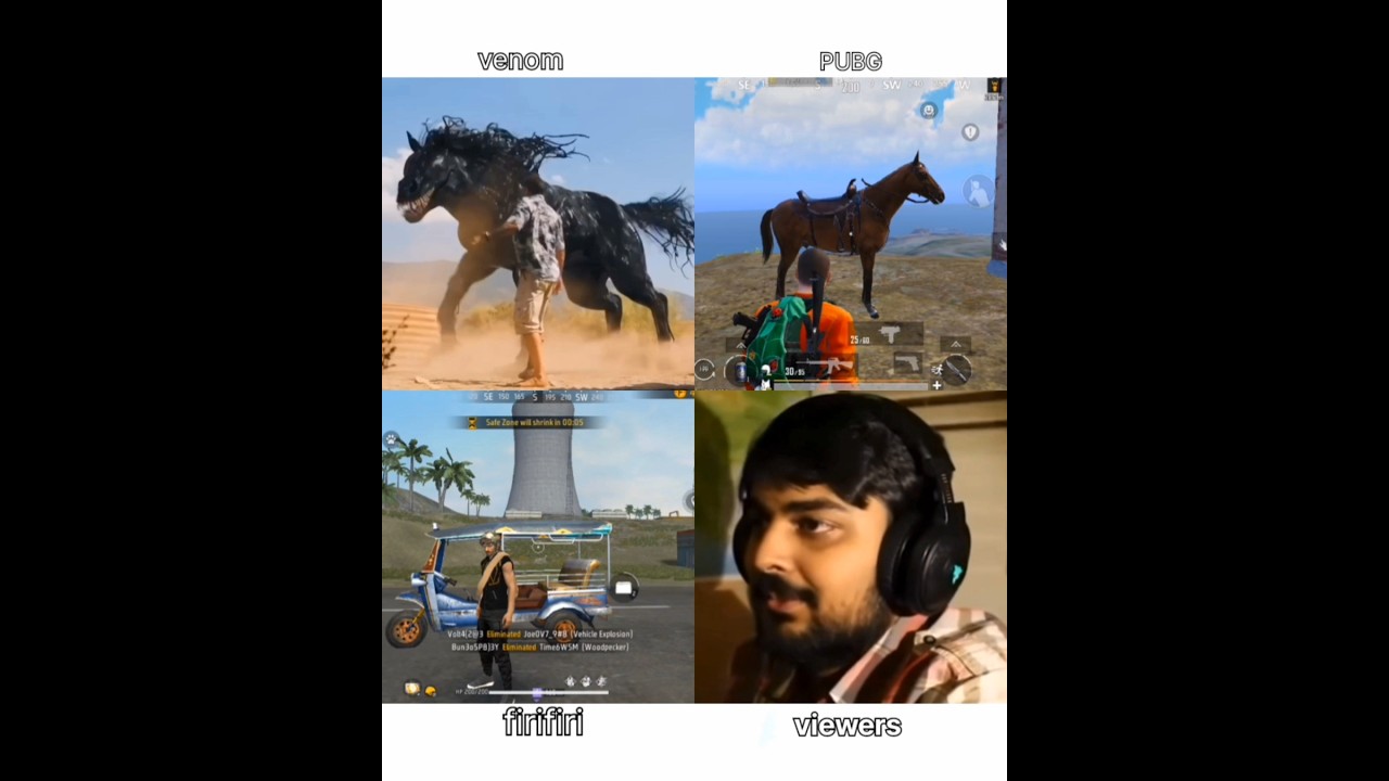 pubg vs free fire venom comparison 😂 #pubgmobile #nexpubg