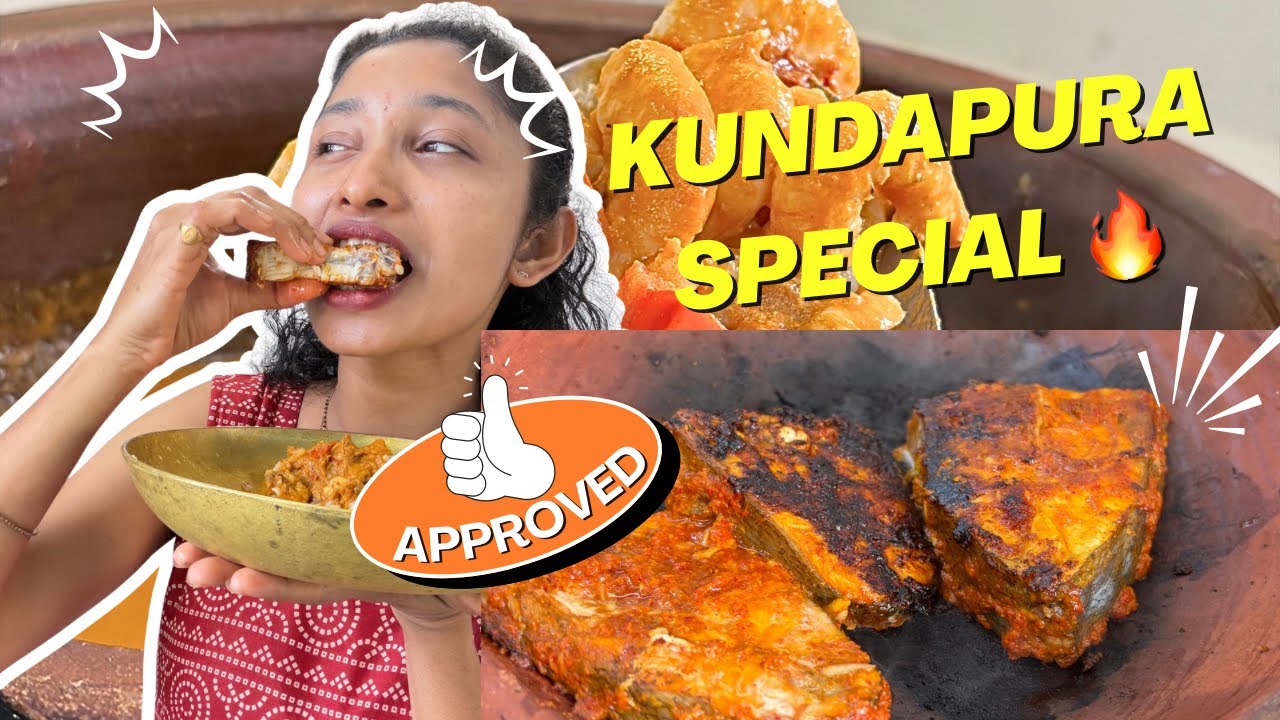 Kundapura special 🐟🍤🔥| ಮಣ್ಣಿನ ಪಾತ್ರೆ + ಬಾಳೆಎಲೆ 🌿 = ರುಚಿ 😋
