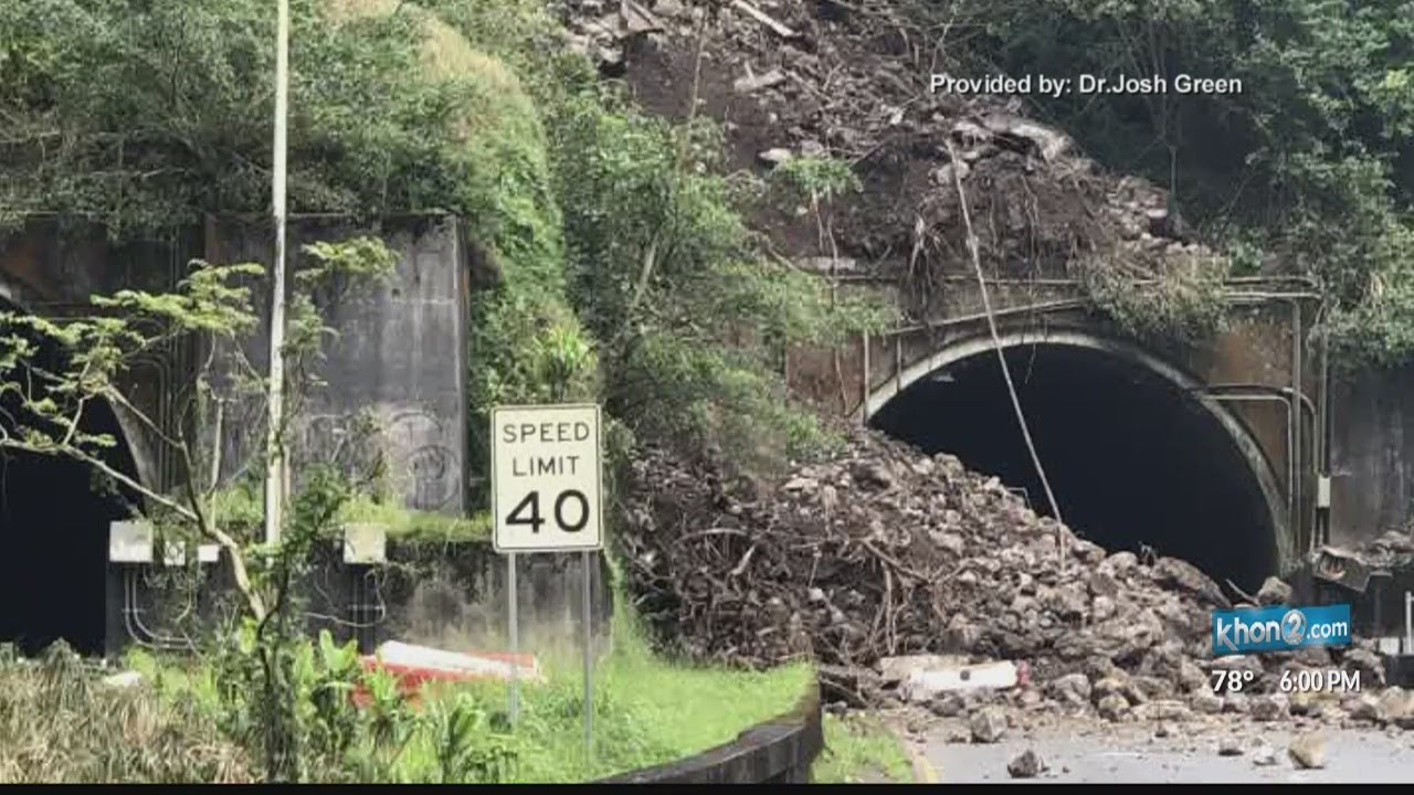 Crews working to repair the Pali through the weekend