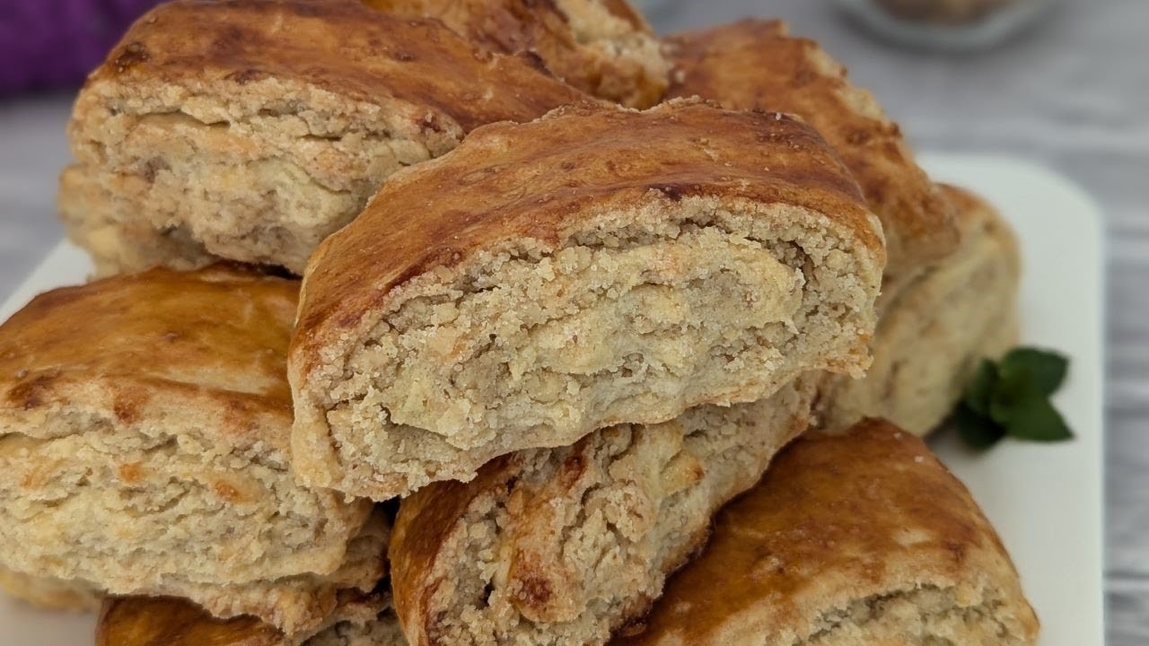 Armenische Gata mit Nüssen / Armenian gata with nuts