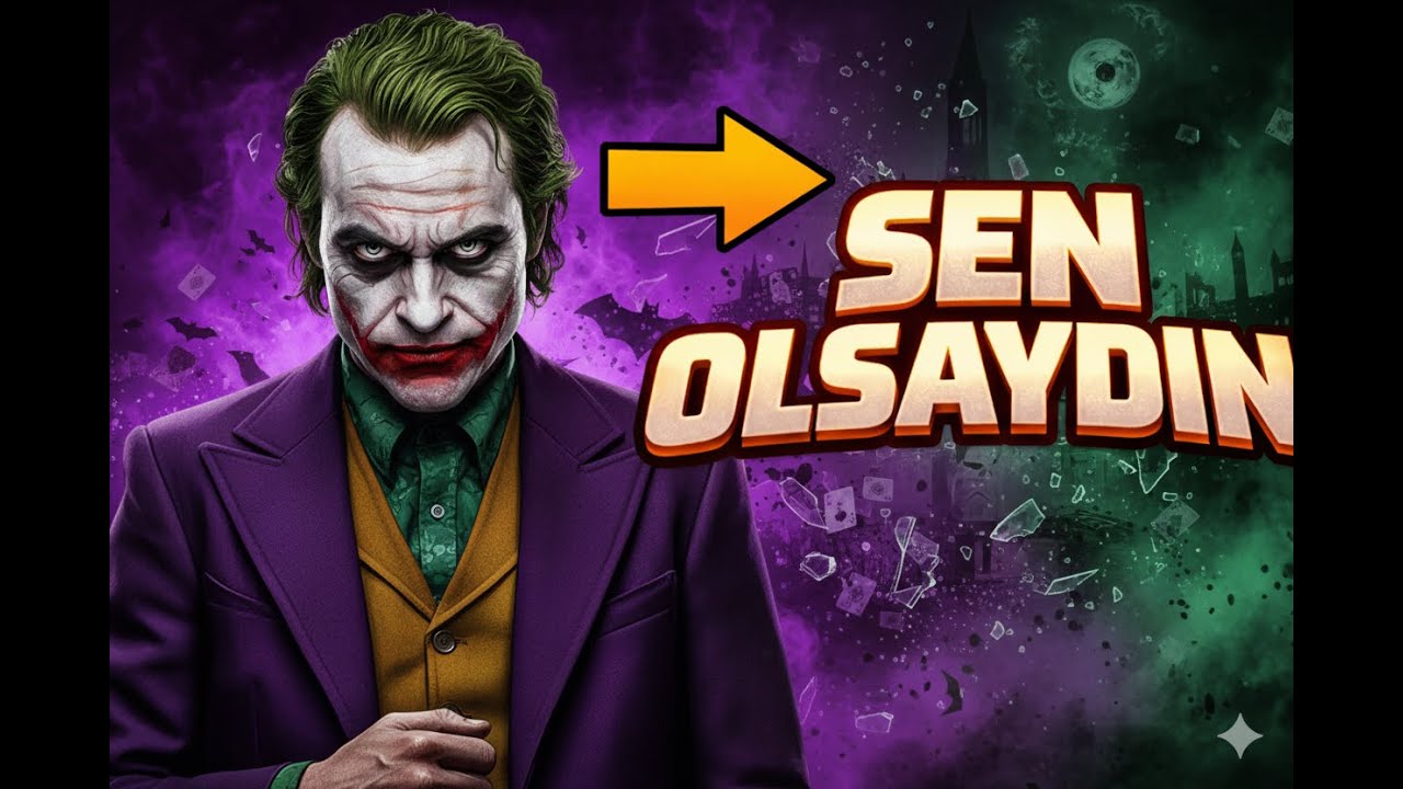 Eğer Joker Olarak Doğsaydın… | Bir İnsan Nasıl Canavara Dönüşür!!