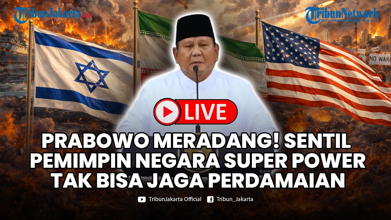 🔴LIVE Prabowo Sindir Para Pemimpin Negara Super Power Tak Bisa Jaga Perdamaian