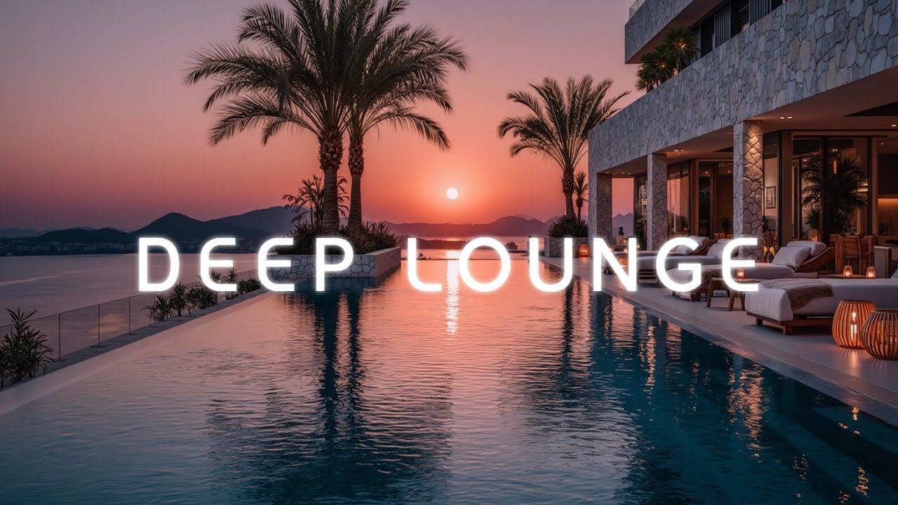 Ambient Chillout Lounge - Sunset Vibes Relaxation Mix | Deep House Poolside Beats for Luxury