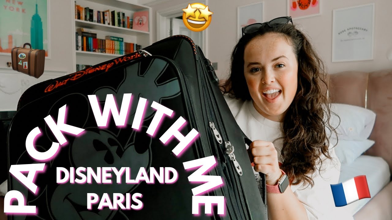 pack with me: disneyland paris!🚊🇫🇷🧳 september outfits, ears & figuring it out