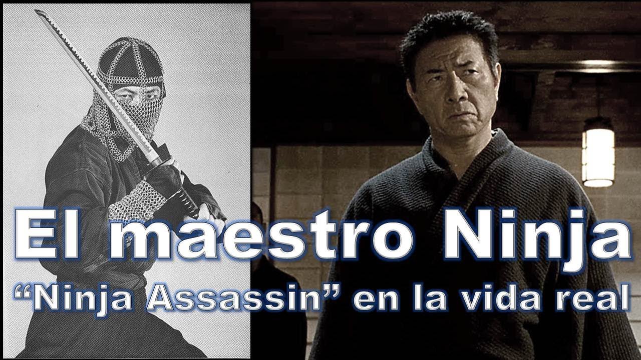El maestro NINJA DEL CINE Sho Kosugi (artista marcial DE la vida real)